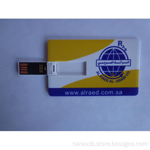 Dubai customize the card Usb flash disk gift card-style pendrive advertising stuffs